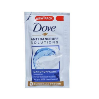 dove dandruff clean shampoo sachet 16 n (rs.2 each)
