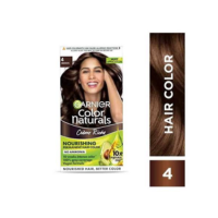 garnier natural brown hair colour shade no 4 70 ml + 60 g