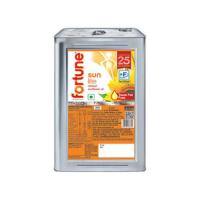 fortune sunflower oil tin, 15 l
