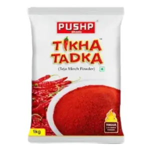pushp spicy red chilli powder
