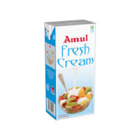 amul fresh cream tetra pack, 1 l