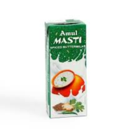 amul masti butter milk tetra pack, 180 ml