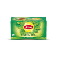lipton pure & light green tea bags 25 n