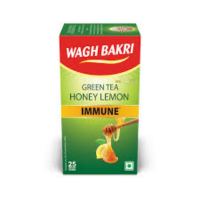 wagh bakri honey lemon green tea bag 25 n