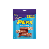 cadbury perk mini treats wafer clocloate bar 115.5 g