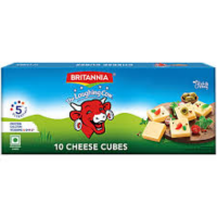 britannia processed cheese cubes, 200 g