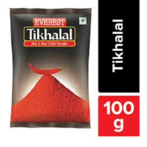 everest tikhalal red chilli powder 100gm