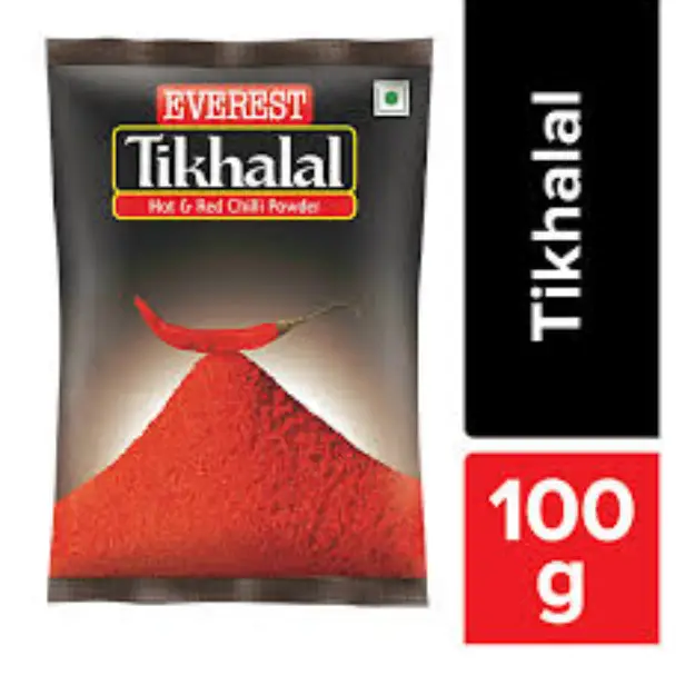 everest tikhalal red chilli powder 100gm everest tikhalal red chilli powder 100gm