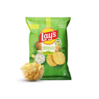 lays chips cream n onion 12 u