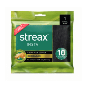 streax insta cream dark brown hair color 12 g + 12 ml