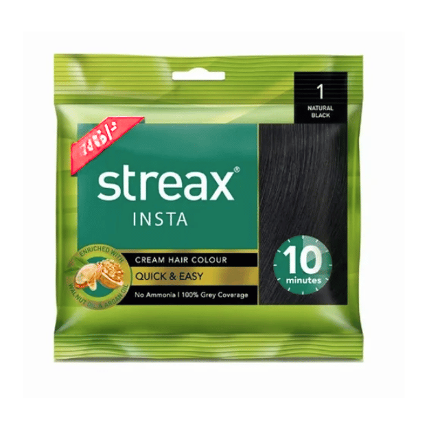 streax insta cream dark brown hair color 12 g + 12 ml streax insta cream dark brown hair color 12 g + 12 ml
