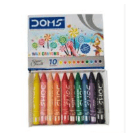 doms wax crayons 10 n