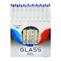 flair glass blue gel pen set 10 n