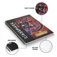 classmate pulse wiro notebook 180 pages, 1 n