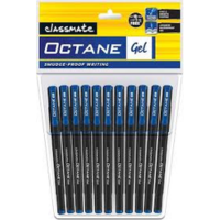 classmate octane gel pen blue 10 n