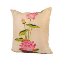 lotus pillow cover size 45 cm x 68 cm, 2 n