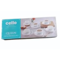 cello queen medium cup and saucer 12u