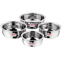 kitchen essentials stainless steel urli set