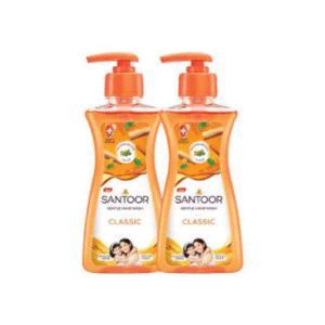 santoor classic handwash pump 200 ml + 200 ml