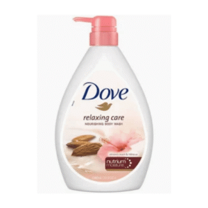 dove almond and hibiscus body wash 1 l