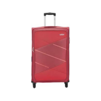 safari 71 cm crystal assorted 4 wheel trolley 1 n
