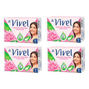 vivel lotus oil + aloe vera soap 3 n (150 g each)