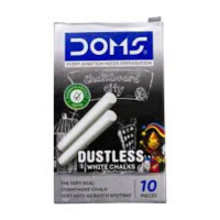 doms dust less chalk 10 n