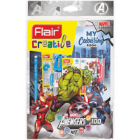 flair marvel avengers big stationery kit 1n