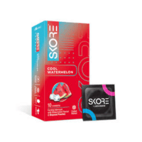 skore condoms cool watermelon 10u